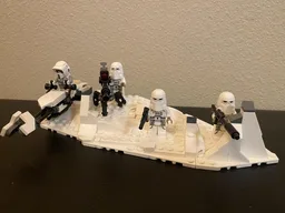 Snow trooper Battle Pack Hoth Display
