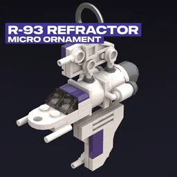 R-93 Refractor Micro Ornament
