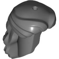 Lego Hair Long / Dark Bluish Gray