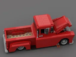 1957 Apache Solid Red
