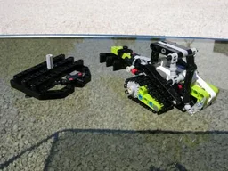 Tractor with plow and mower - #42021 Alternative Build