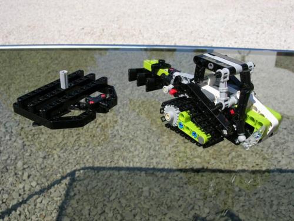 Lego Tractor with plow and mower - #42021 Alternative Build