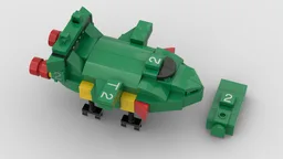 MINI MOC Thunderbird 2 With POD