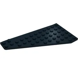 Wedge, Plate 7 x 12 Wing Right / Black