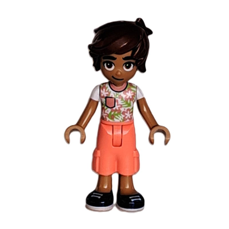 Lego Leo - White/Coral Top, Coral Pants