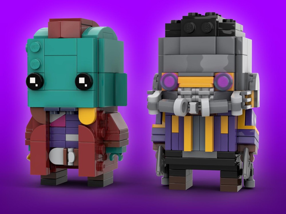 Lego Star Lord T'Challa & Yondu Brickheadz LEGO MOC - Marvel Studios What If...?