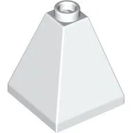 Brick Sloped 75° 2 x 2 x 2 Quadruple Convex / White