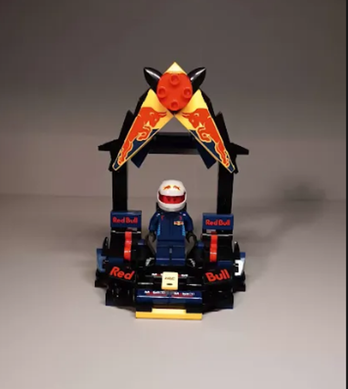 Lego Red bull gives you wings display stand