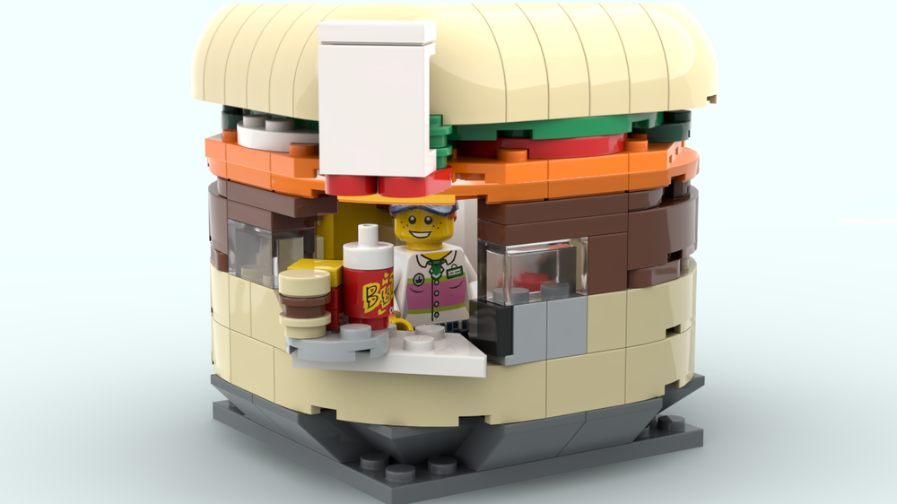 Lego Burger Stand