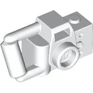 Equipment Camera Handheld with Central Viewfinder / White