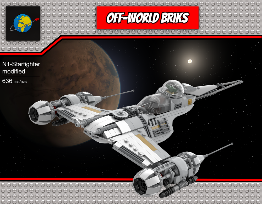 Lego Din Djarin's N1 Starfighter modified