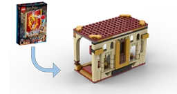 Lego 76409 Alternative "Gryffindor's bedroom"