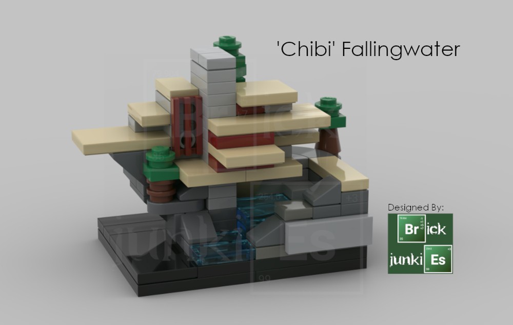 Lego Fallingwater - Chibi Architecture