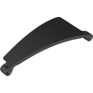 Lego Technic Panel Curved 5 x 13 x 2 Tapered, Right #51 / Black