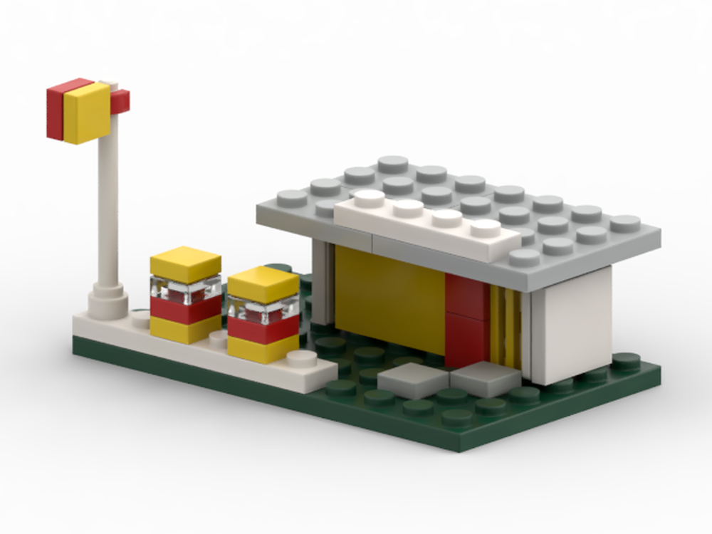Lego 648 Station (microscale)