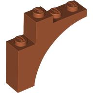 Lego Brick Arch 1 x 4 x 3 / Dark Orange