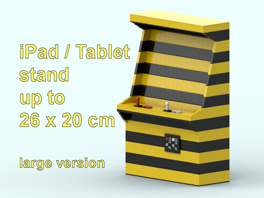Lego Arcade iPad/Tablet Stand / Ständer Halter im BVB Borussia Dortmund Design