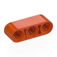 Technic Beam 1 x 3 Thick / Reddish Orange