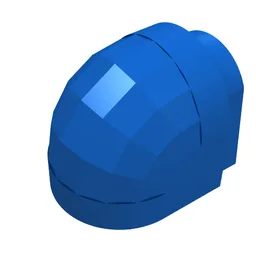 Shoulder Mechanical, Nexo Bot - Soft Plastic / Blue