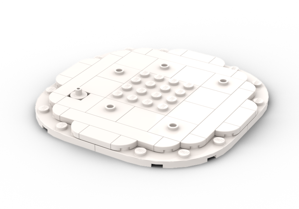 Lego Base for Santa's Visit's Christmas Tree and Gifts