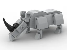 White Rhino - Minifig-Scale