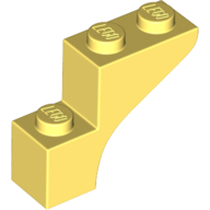 Lego Brick Arch 1 x 3 x 2 / Bright Light Yellow