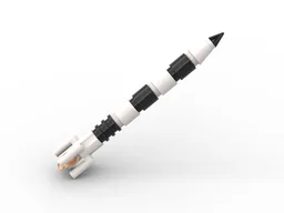Toy Rocket - Minifig Scaled