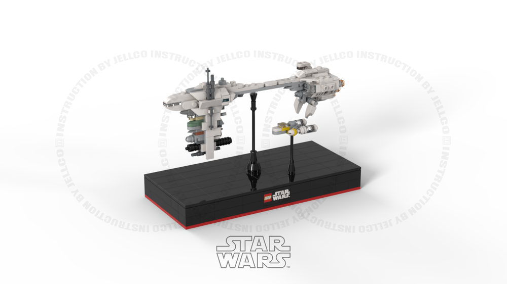 Lego Micro EF76 Nebulon-B Escort Frigate Desktop Version