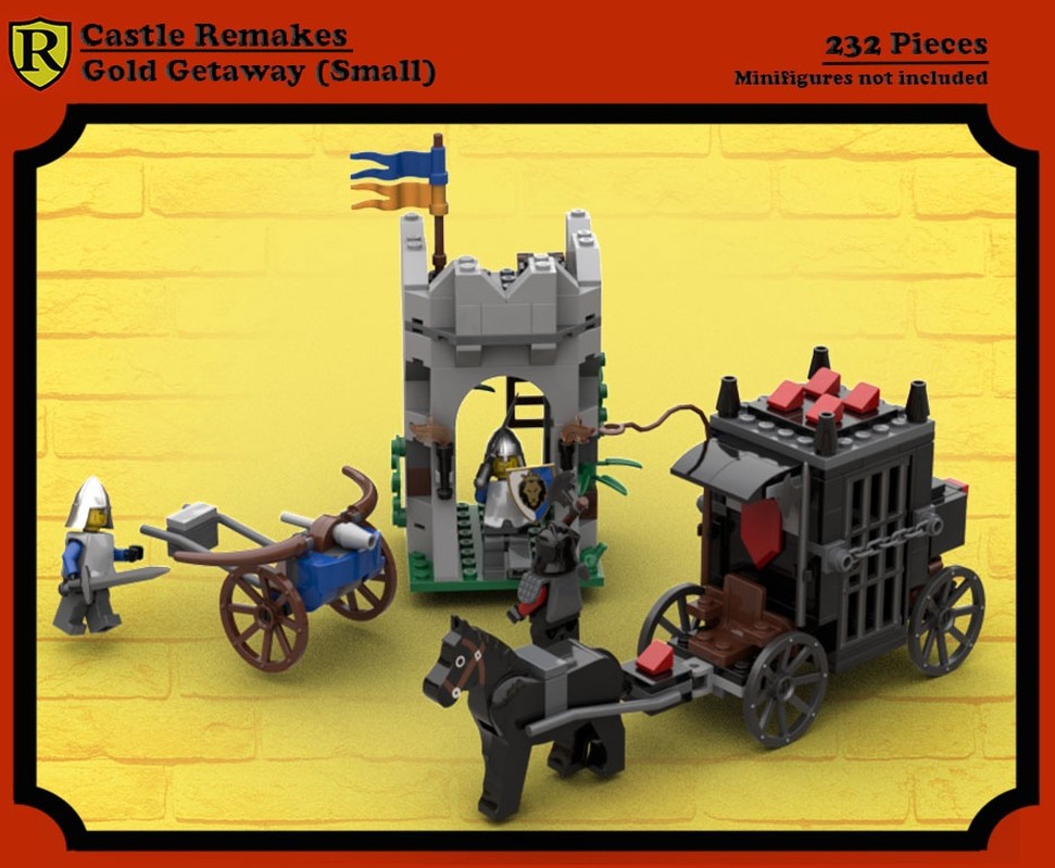 Lego Castle Remakes - Gold Getaway (Small)