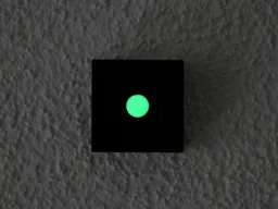 Micro Full Moon (glow in the dark) and Sun