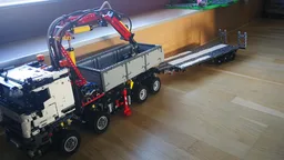 Lowboy trailer
