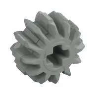 Technic Gear 12 Tooth Double Bevel / Light Gray