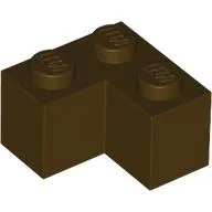 Brick 2 x 2 Corner / Dark Brown