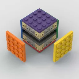 Dice - 4x4- six Colors-LITE