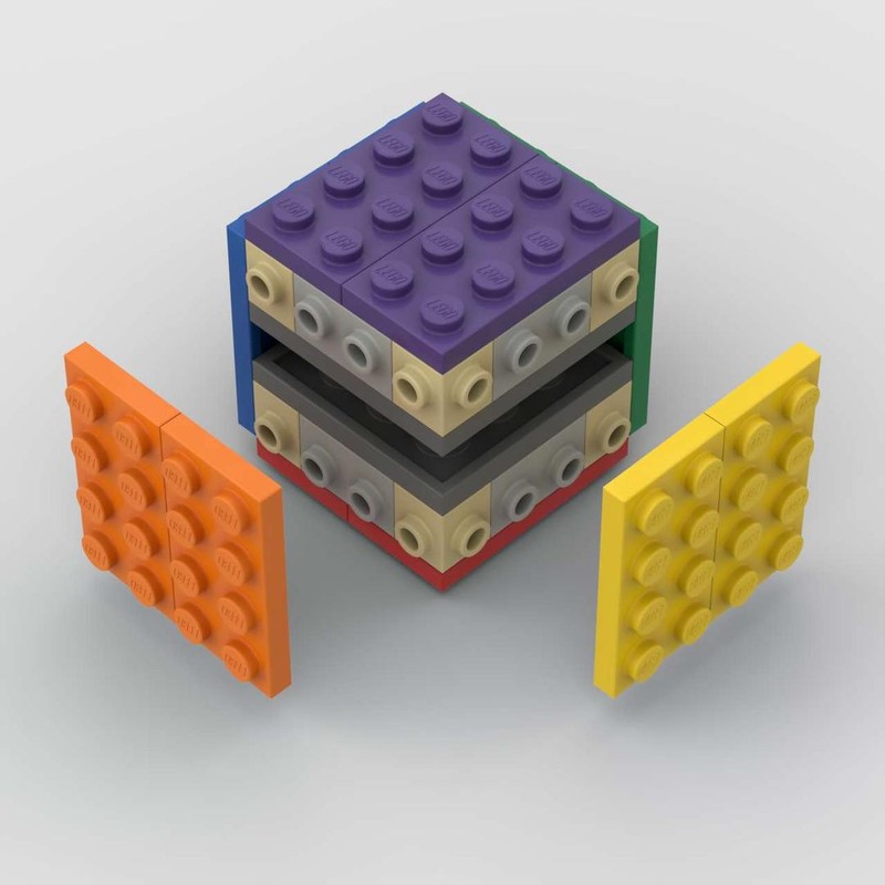 Lego Dice - 4x4- six Colors-LITE