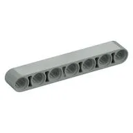 Technic Beam 1 x 7 Thick / Light Gray