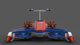 Low Altitude Speeder - Ice Planet Color Scheme