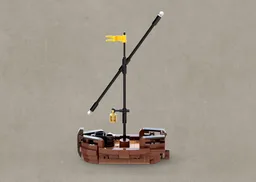 Sailing Boat - Brown