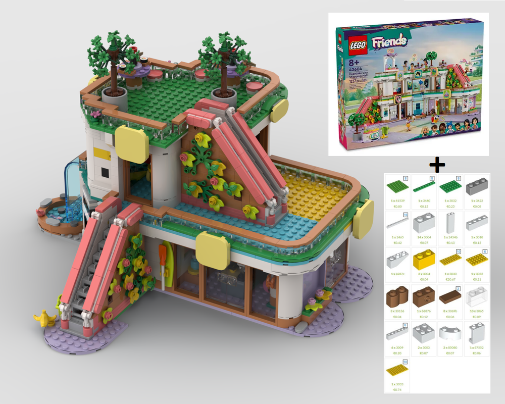 Lego 42604 Heartlake City Shopping Mall Kaufhaus MOC V1