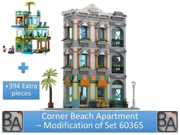 Corner Beach Apartment - Modification of set 60365