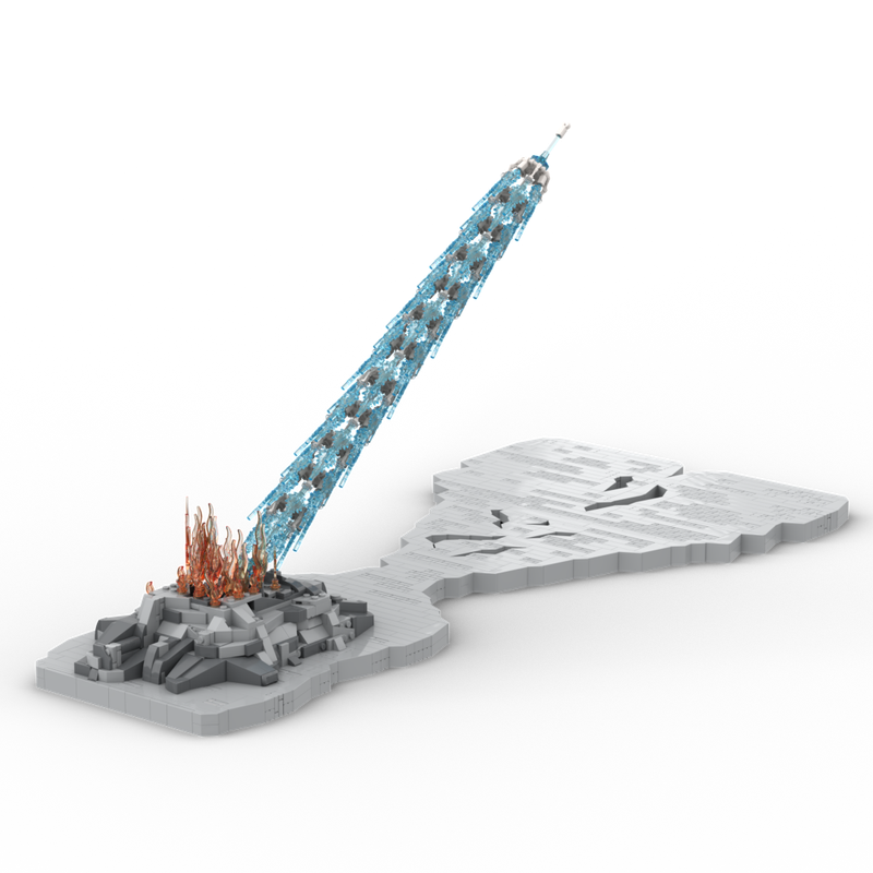 Lego Godzilla's Atomic Breath