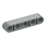 Technic Beam 1 x 5 Thick / Light Gray