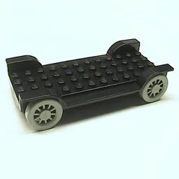 Vehicle Base 12 x 6 with Light Gray Wheels [Complete Assembly]