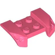 Mudguard 2 x 4 with Molded Headlights / Coral