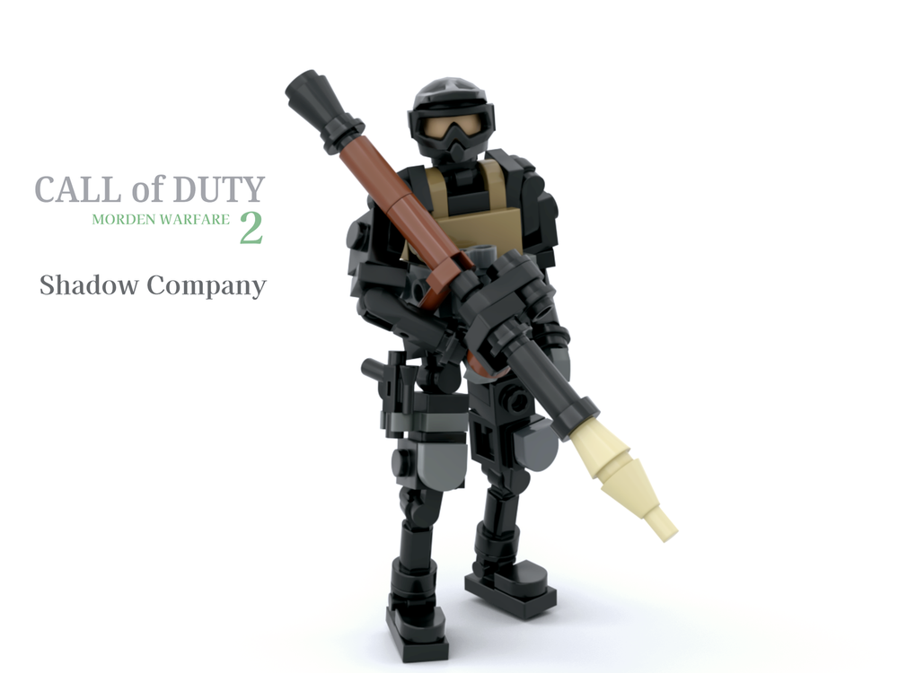 Lego Call of Duty morden warfare2 (2009) Shadow company with RPG-7