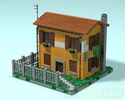 Italian FS railway house