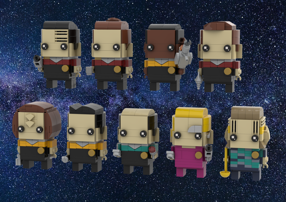 Lego Star Trek Voyager Brickheadz Bundle