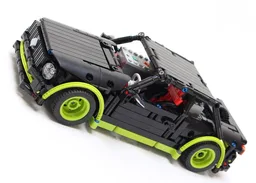 Black Sedan Motorized Car