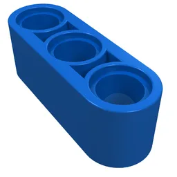 Technic Beam 1 x 3 Thick / Blue