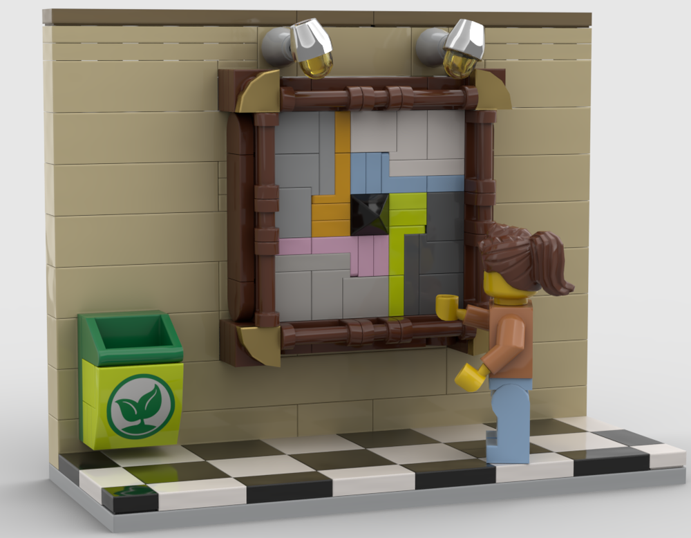 Lego Visit to the Modern Art Museum #2